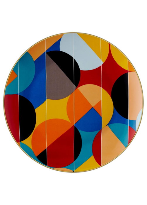 Hermia Juego de Platos de Servicio DNR0078 de 6 piezas en Multicolor